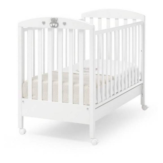 Drveni dječji krevet CHARLY White Tortora