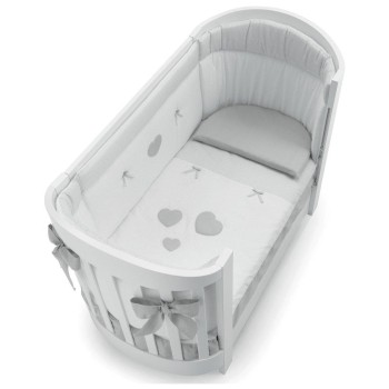 Otroška posteljnina ARIEL Grey