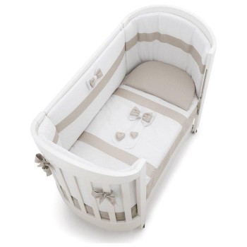 Ovalna otroška posteljica LILLI