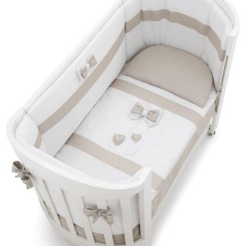 Ovalna otroška posteljica LILLI