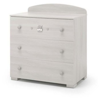 Komoda CHARLY Grey Sbiancato