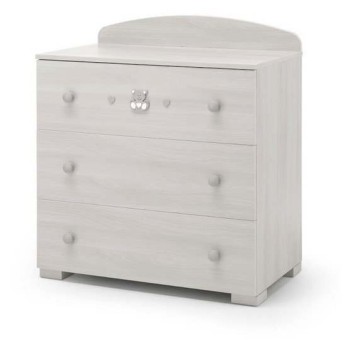 Komoda CHARLY Grey Sbiancato