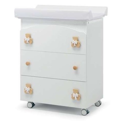 Komoda sa kadicom DUDU White Natur