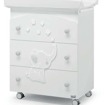 Previjalna komoda z banjico ELLY