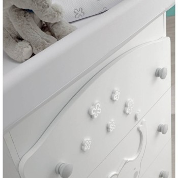 Previjalna komoda z banjico ELLY