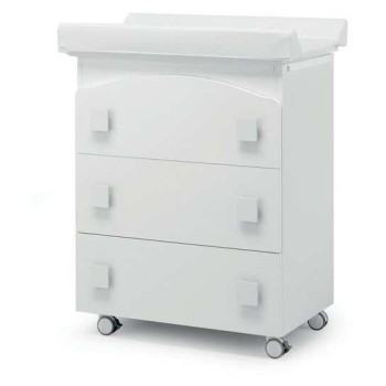 Komoda za previjanje s kadom EVOLUTION White