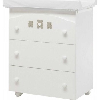 Komoda sa kadicom MOLLY White Tortora Komoda sa kadicom MOLLY White Tortora