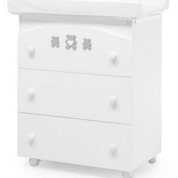 Komoda sa kadicom MOLLY White Grey Komoda sa kadicom MOLLY White Grey