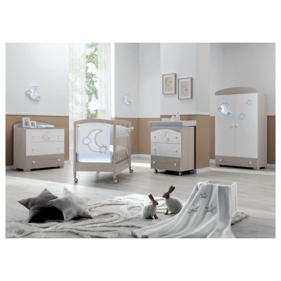 Dječji krevetić MOON Tortora Sbiancato Dječji krevetić MOON Tortora Sbiancato