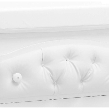 Previjalna miza z banjico SOFT Swarovsky White