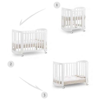 Dječji krevetić SWEET CRADLE White