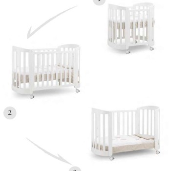 Otroška posteljica SWEET CRADLE Titanium