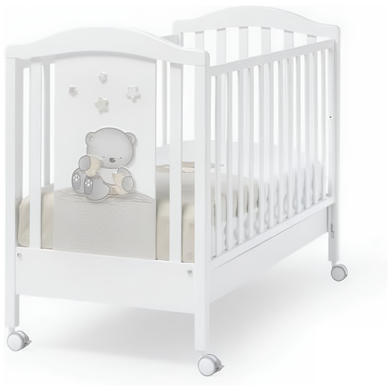 Drveni dječji krevetić DADO White Tortora