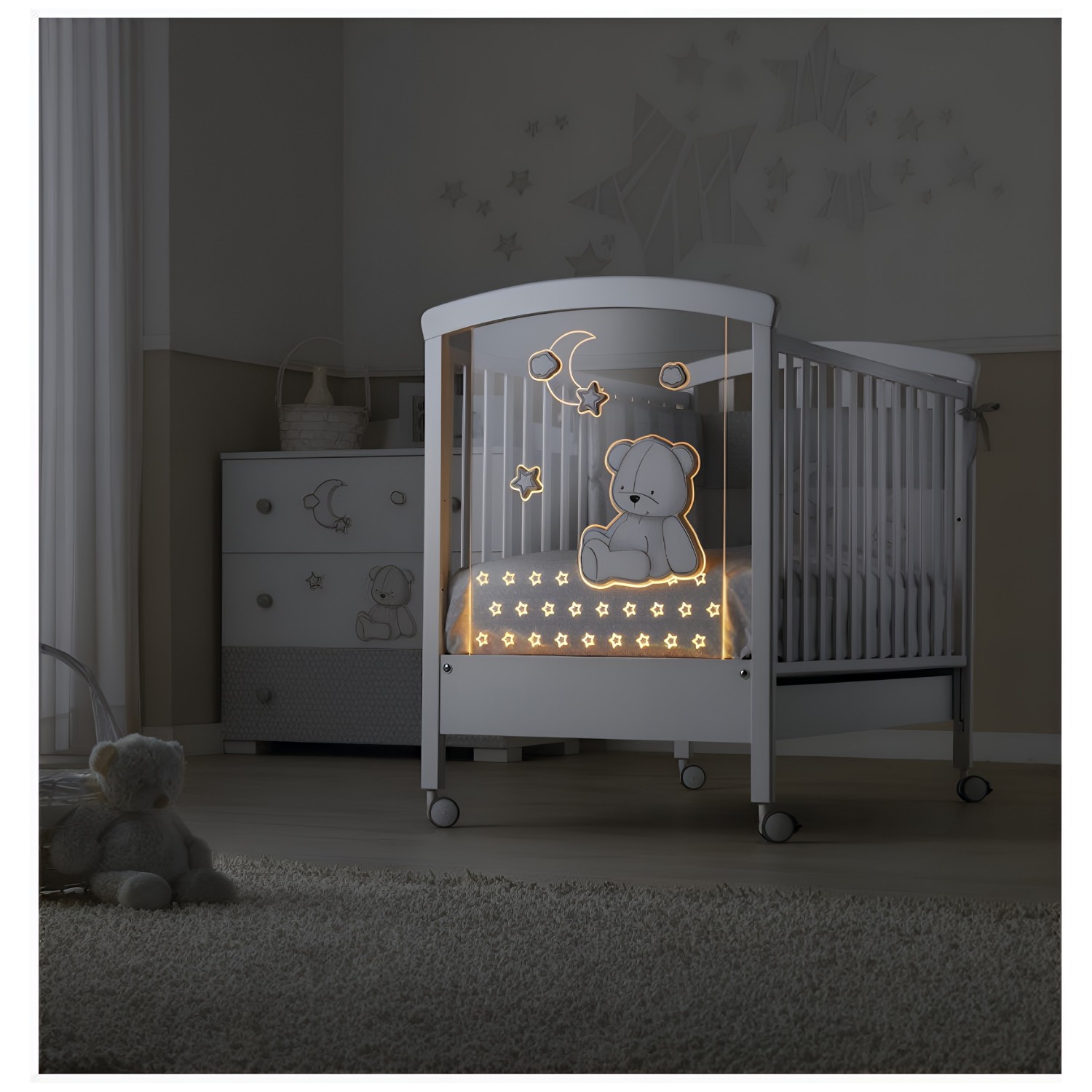 Otroška posteljica STELLA Magic WIFI