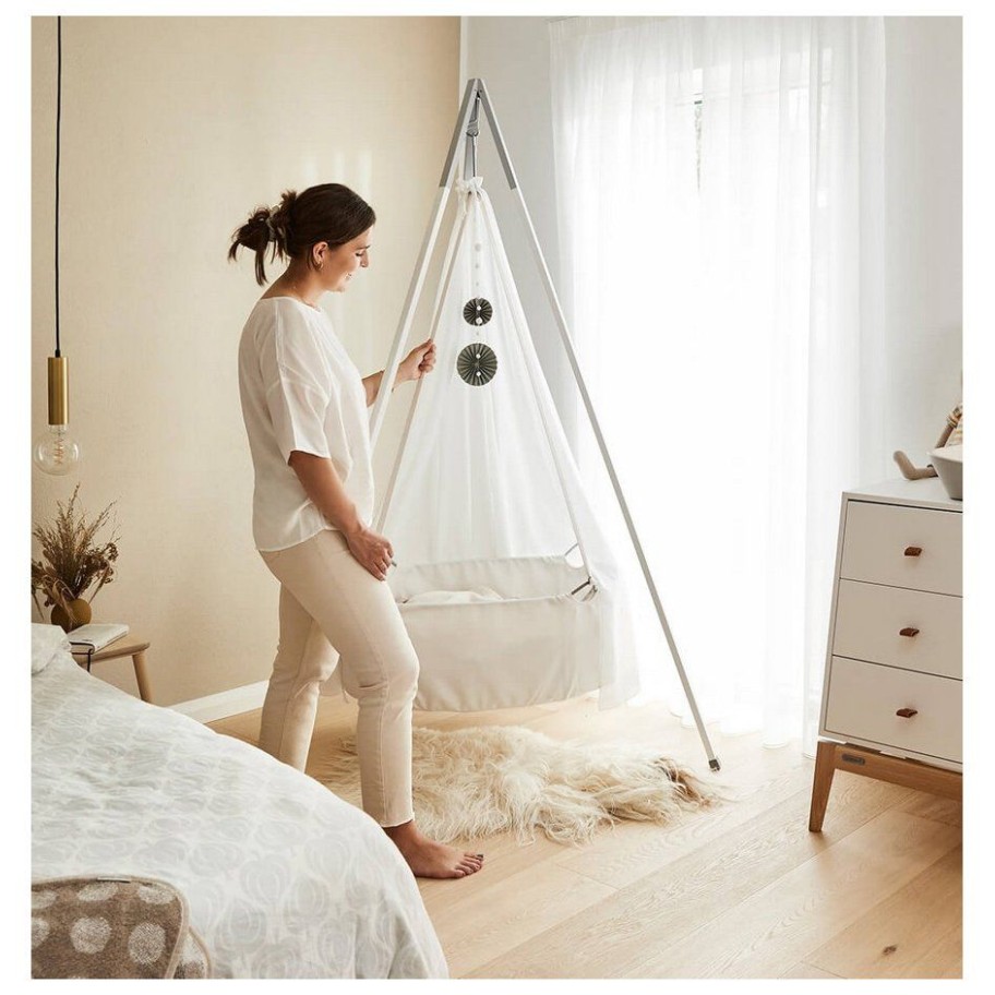 Baldahin Classic White za visečo zibelko Baldahin Classic White za visečo zibelko