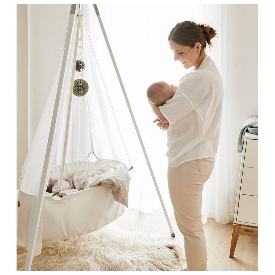 Baldahin Classic White za visečo zibelko Baldahin Classic White za visečo zibelko