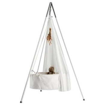 Baldahin Classic White za visečo zibelko