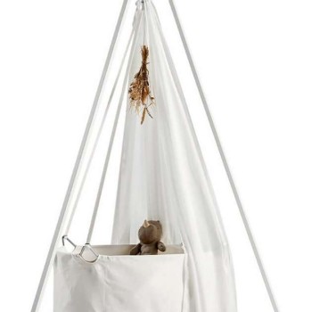 Baldahin Classic White za visečo zibelko