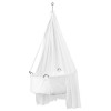 Baldahin Classic White za visečo zibelko
