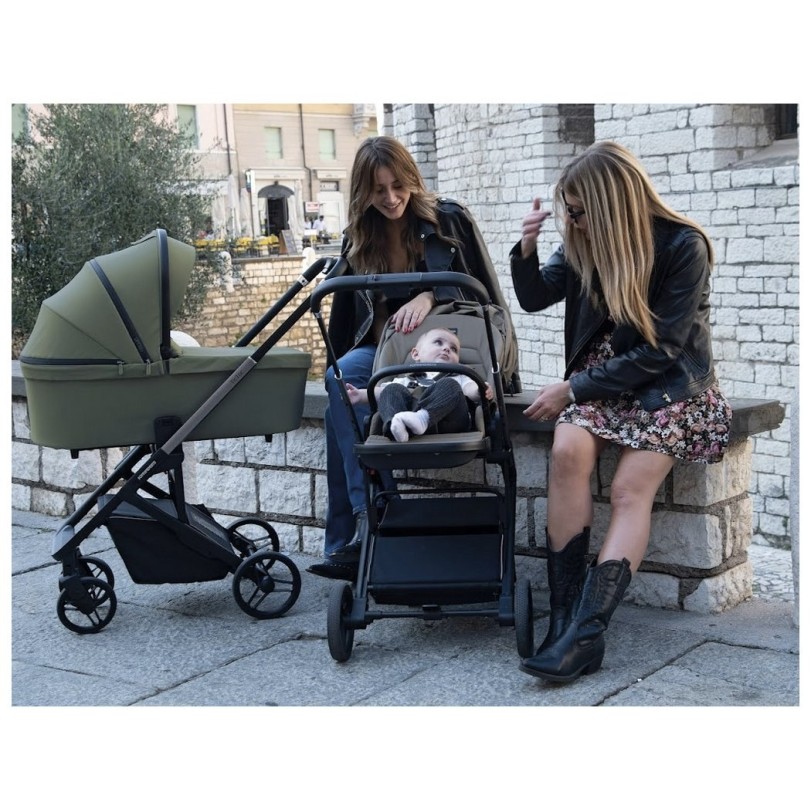 Otroški voziček 3v1 TIC TOC Olive Otroški voziček 3v1 TIC TOC Olive