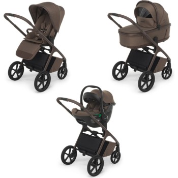 COMMANDER Cinnamon Brown Foppapedretti otroški voziček 3v1