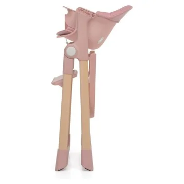 zložen lesen stolček za hranjenje Foppapedretti Kidsmenu Pink