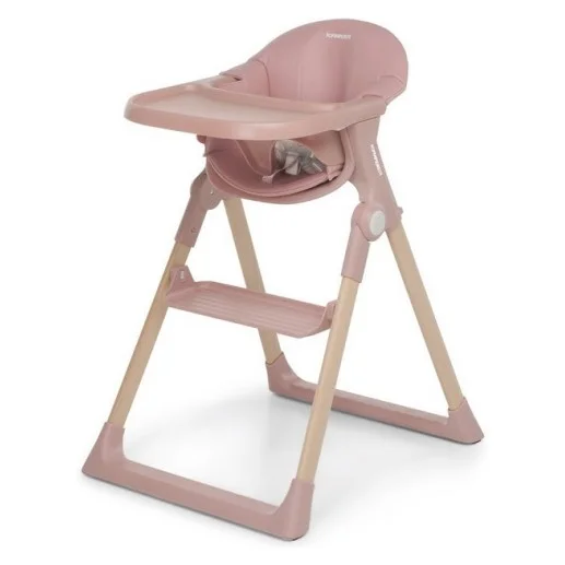 lesen stolček za hranjenje Foppapedretti Kidsmenu Pink s pladnjem