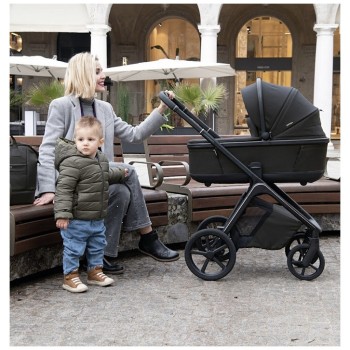 COMMANDER DISK i-size REKLINE Onyx Black Foppapedretti otroški voziček 3v1