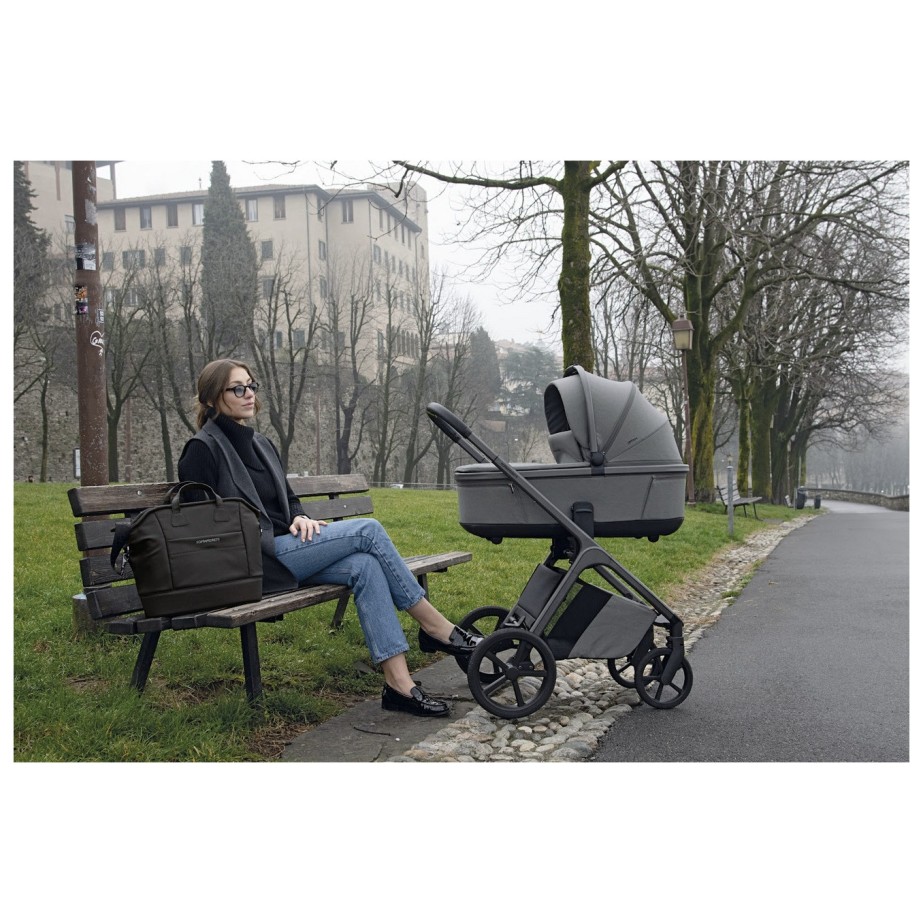 COMMANDER DISK i-size REKLINE Steel Grey Foppapedretti otroški voziček 3v1