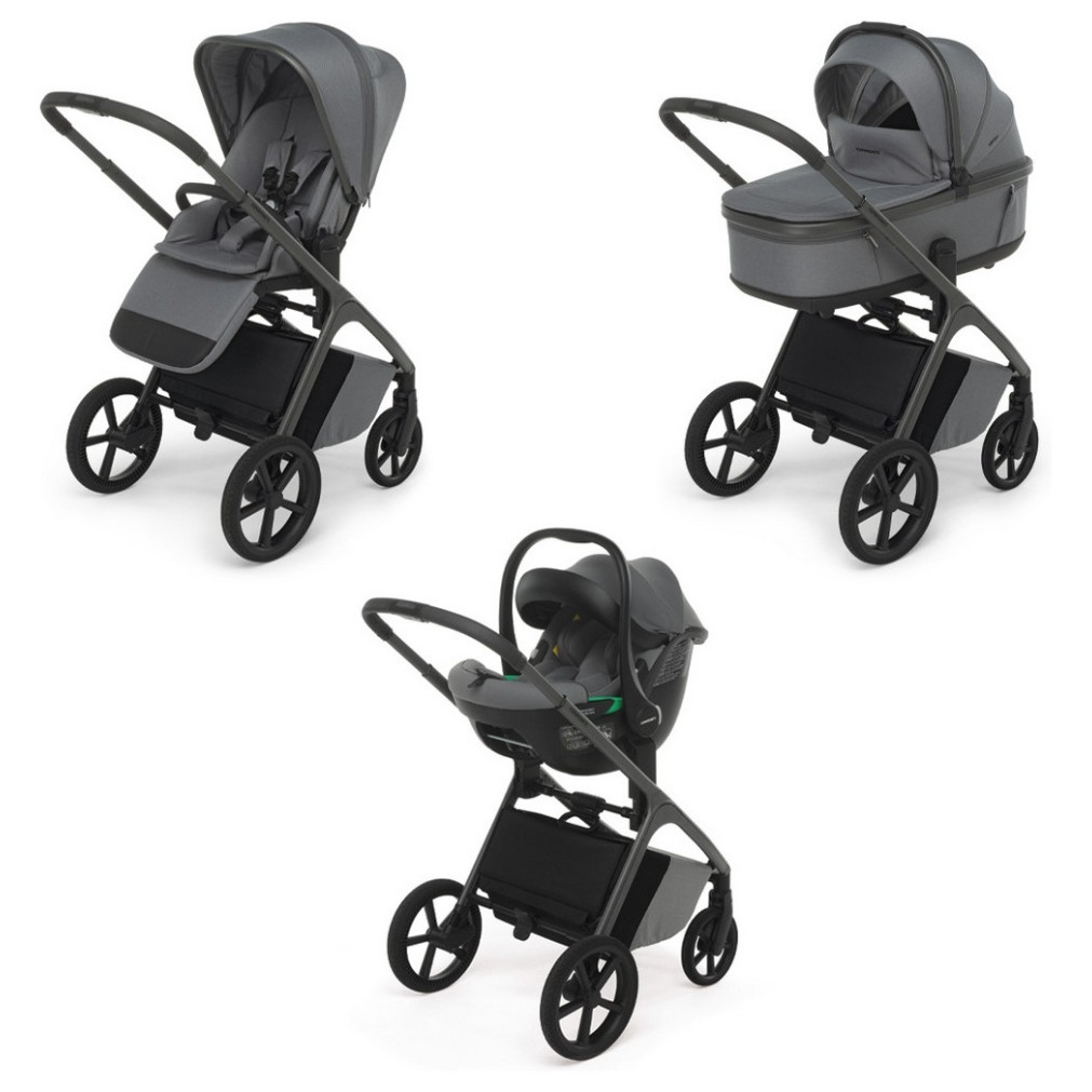 COMMANDER DISK i-size REKLINE Steel Grey Foppapedretti otroški voziček 3v1