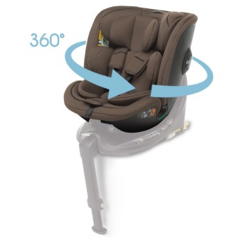 Avtosedež DISK GROW i-Size Cinnamon brown 40-150 cm