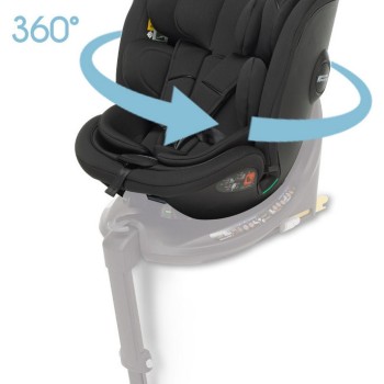 Avtosedež DISK GROW i-Size Ebony 40-150 cm