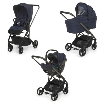 Otroški voziček 3v1 TIC TOC Navy