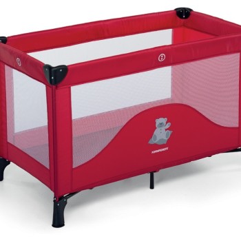 Prenosna Postelja TEDDY TOUR red