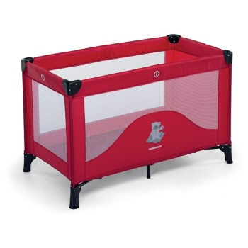 Prenosna Postelja TEDDY TOUR red