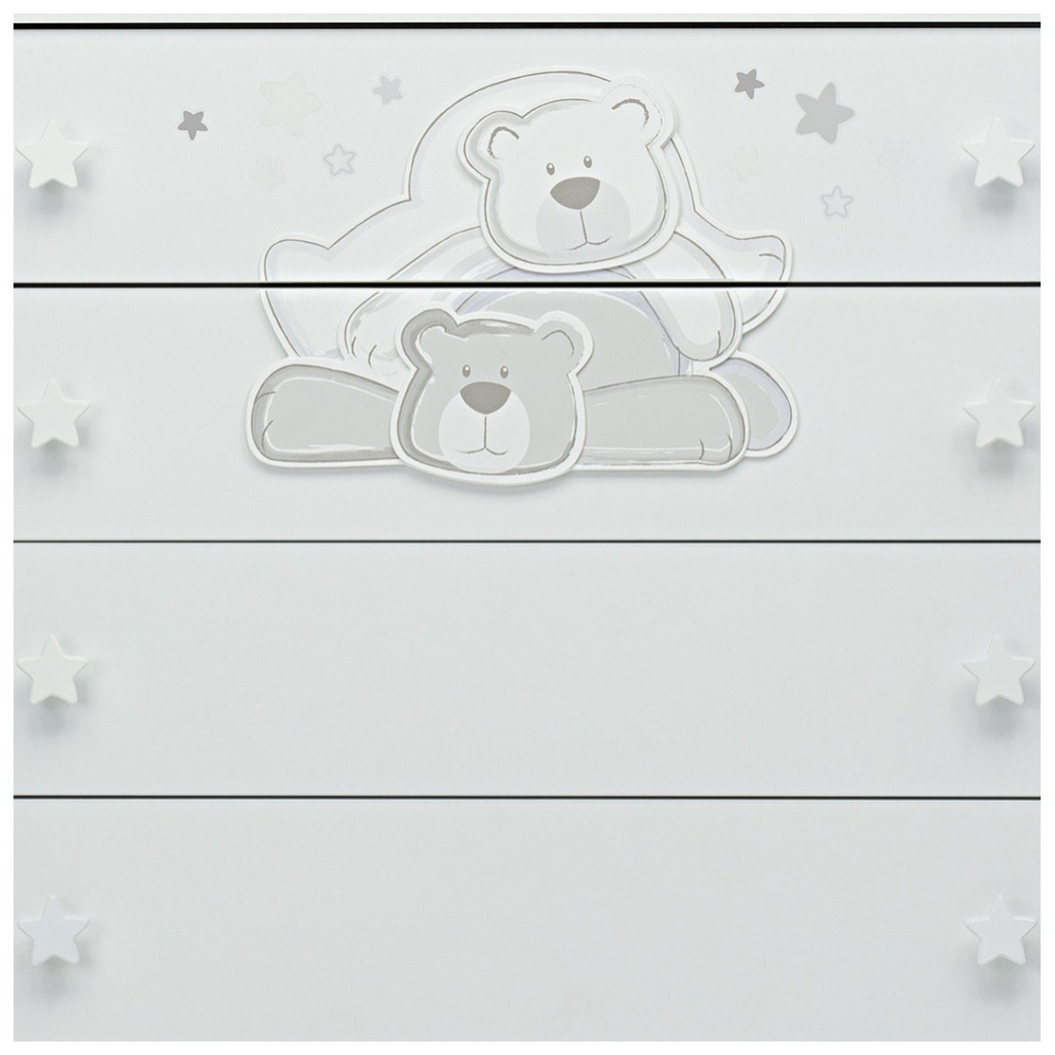 DOLCESTELLA white  - lesena komoda