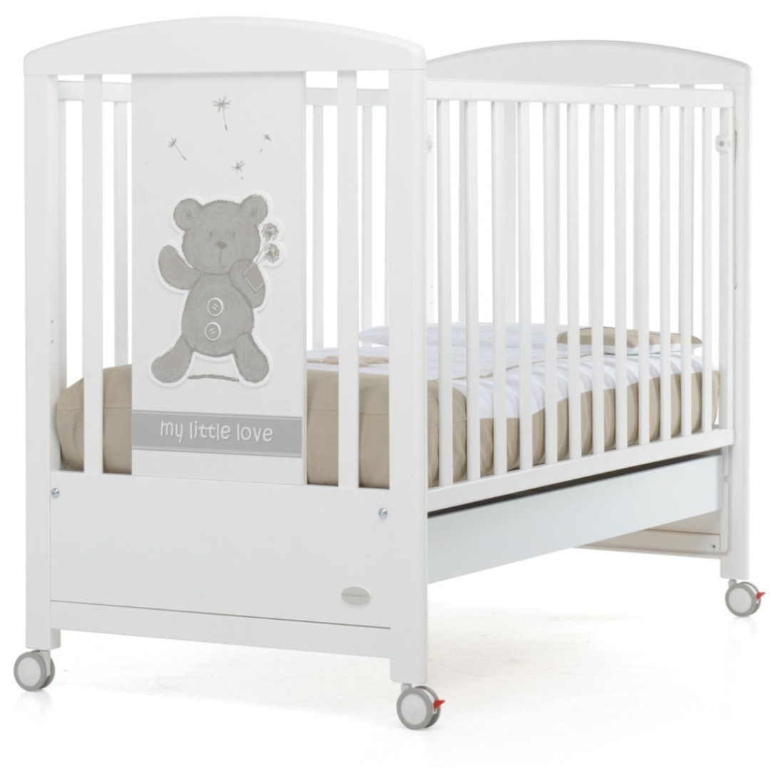 MY LITTLE LOVE white - lesena postelja MY LITTLE LOVE white - lesena postelja