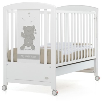 MY LITTLE LOVE white - lesena postelja