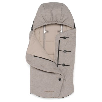 Zimska vreča za voziček za voziček TRENDY - Beige Melange