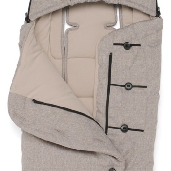 Zimska vreča za voziček za voziček TRENDY - Beige Melange