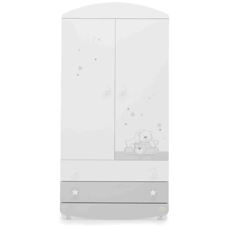 Dječji drveni ormar DOLCESTELLA WHITE Dječji drveni ormar DOLCESTELLA WHITE