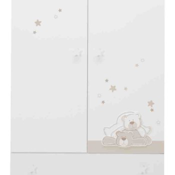 Otroška omara Foppapedretti DOLCESTELLA Tortora