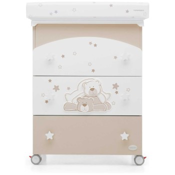 Previjalna miza z banjico DOLCESTELLA Tortora