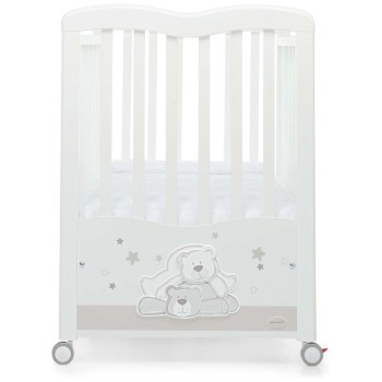 Lesena otroška postelja DOLCESTELLA White