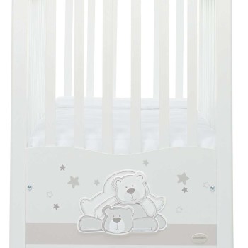 Lesena otroška postelja DOLCESTELLA White