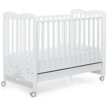 Lesena otroška postelja DOLCESTELLA White