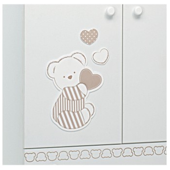 Dječji drveni ormar DOLCECUORE Dječji drveni ormar DOLCECUORE