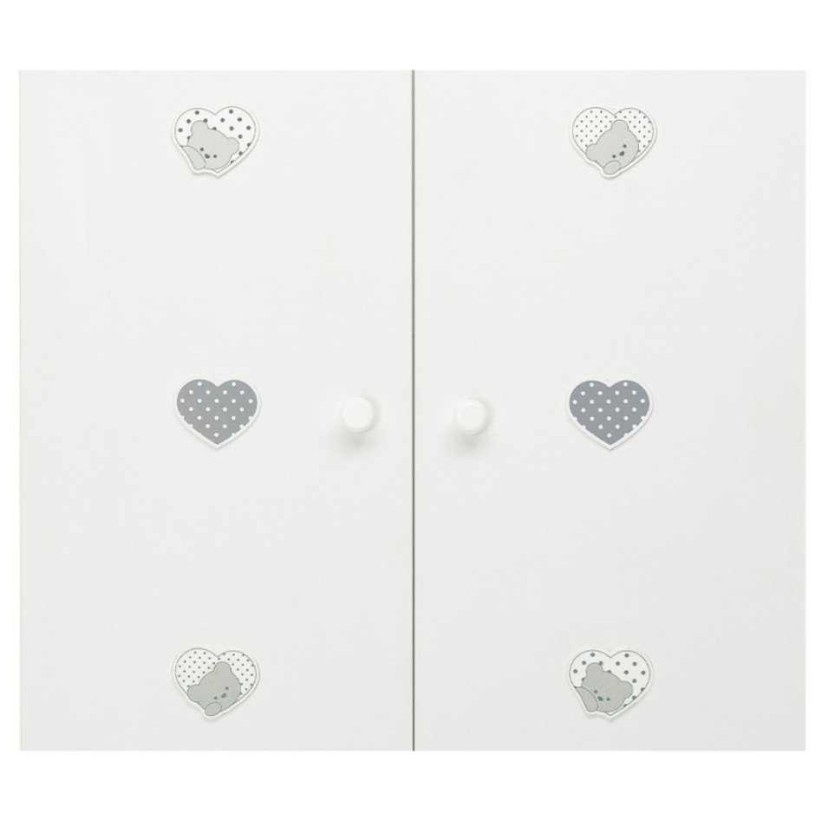 Dječji drveni ormar LOVELY