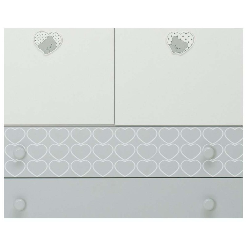 Dječji drveni ormar LOVELY