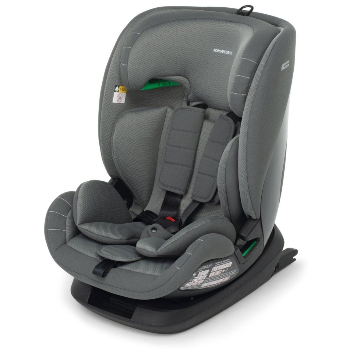 Avtosedež PITSTOP i-SIze Grey 76-150 cm